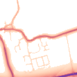 Daytime road noise heatmap for PE6 7LT
