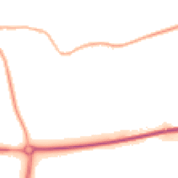 Night-time road noise heatmap for PE6 7LX