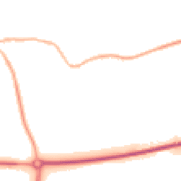 Night-time road noise heatmap for PE6 7NE