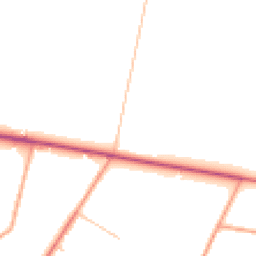 Daytime road noise heatmap for PE6 7QE