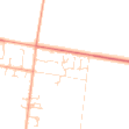 Daytime road noise heatmap for PE6 7SR