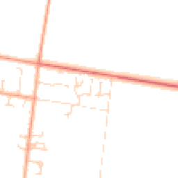 Daytime road noise heatmap for PE6 7ST