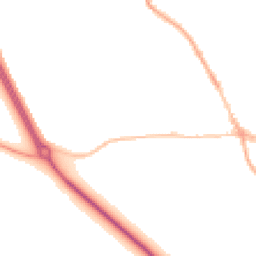 Night-time road noise heatmap for PE6 8BL