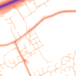 Daytime road noise heatmap for PE6 8FP