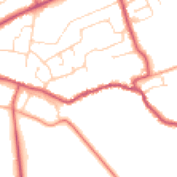 Daytime road noise heatmap for PE6 8HD