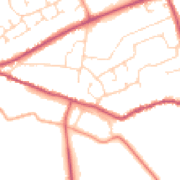 Daytime road noise heatmap for PE6 8HL
