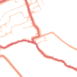 Daytime road noise heatmap for PE6 8NP