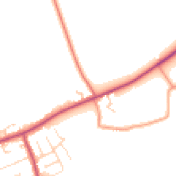 Daytime road noise heatmap for PE6 8SG
