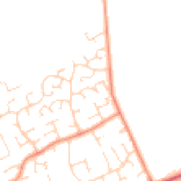 Daytime road noise heatmap for PE6 8SH