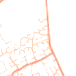 Daytime road noise heatmap for PE6 8TF