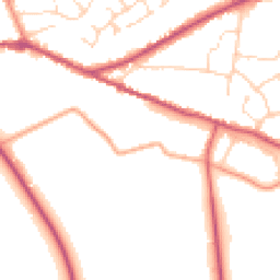 Daytime road noise heatmap for PE6 9AA