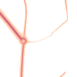 Night-time road noise heatmap for PE6 9BD