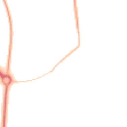 Night-time road noise heatmap for PE6 9BQ