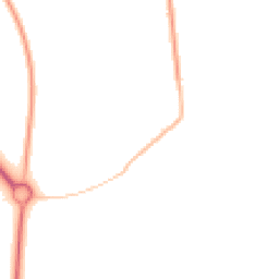 Night-time road noise heatmap for PE6 9BT