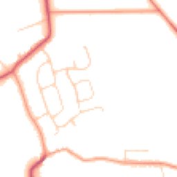 Daytime road noise heatmap for PE6 9DR