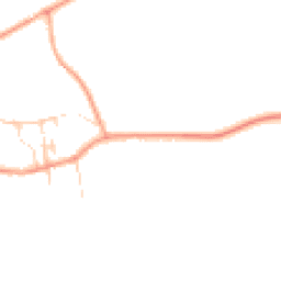 Daytime road noise heatmap for PE6 9EB