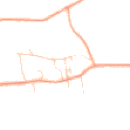 Daytime road noise heatmap for PE6 9EL