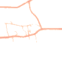 Daytime road noise heatmap for PE6 9EN