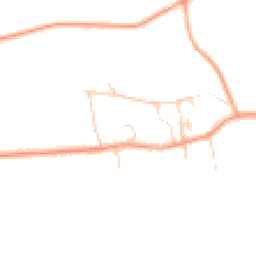 Daytime road noise heatmap for PE6 9EQ
