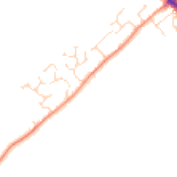 Daytime road noise heatmap for PE6 9NA
