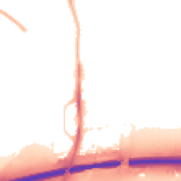 Night-time road noise heatmap for PE7 0LH