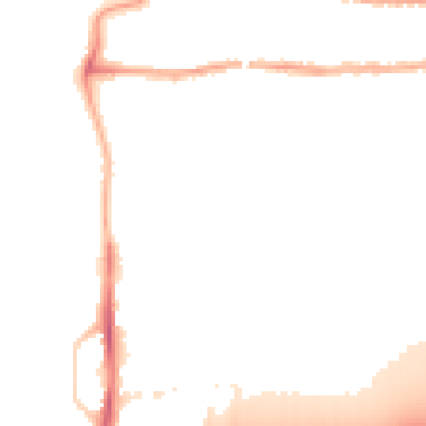 Night-time road noise heatmap for PE7 0NJ
