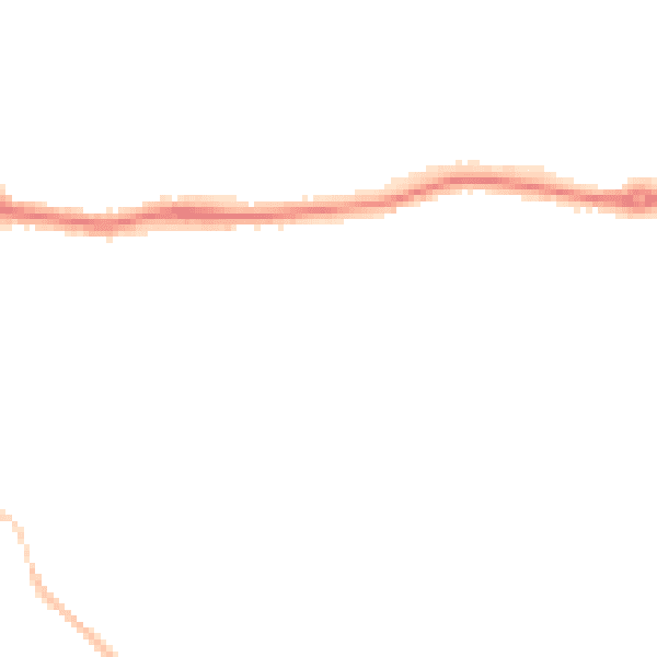Night-time road noise heatmap for PE7 1TY