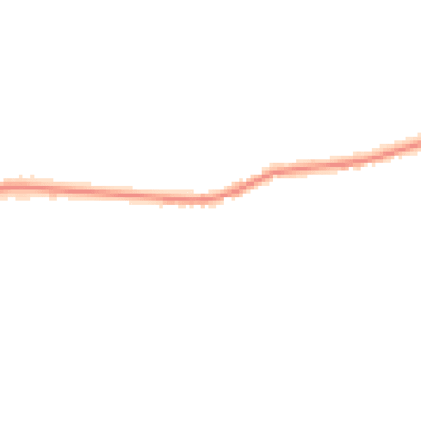 Night-time road noise heatmap for PE7 2AU