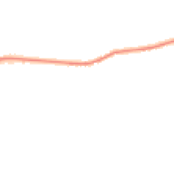 Night-time road noise heatmap for PE7 2AW