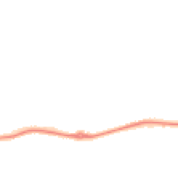 Night-time road noise heatmap for PE7 2FH