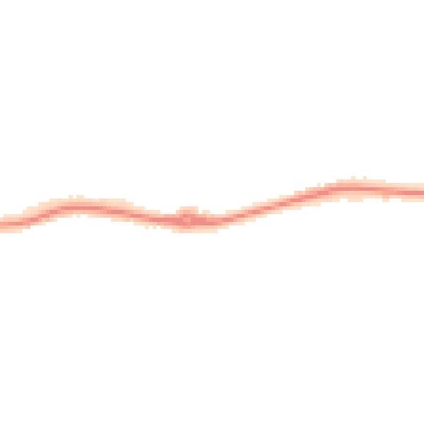 Night-time road noise heatmap for PE7 2FJ