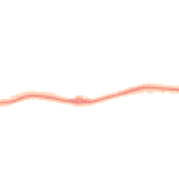Night-time road noise heatmap for PE7 2FL