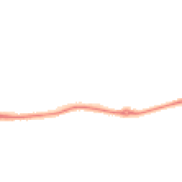 Night-time road noise heatmap for PE7 2FU