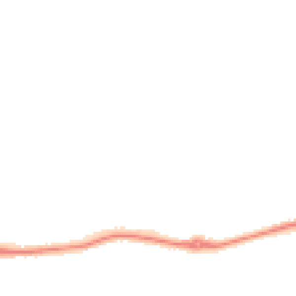 Night-time road noise heatmap for PE7 2FZ