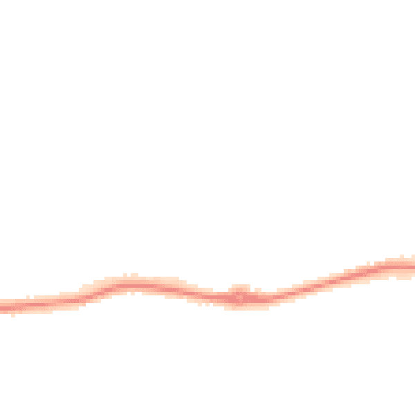 Night-time road noise heatmap for PE7 2GA