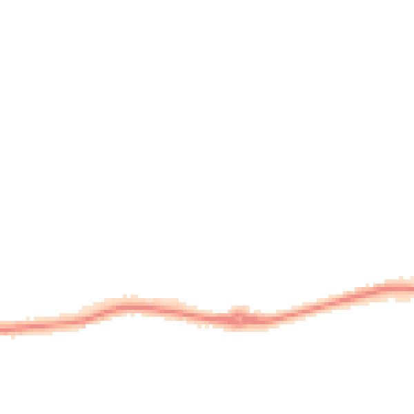 Night-time road noise heatmap for PE7 2GD