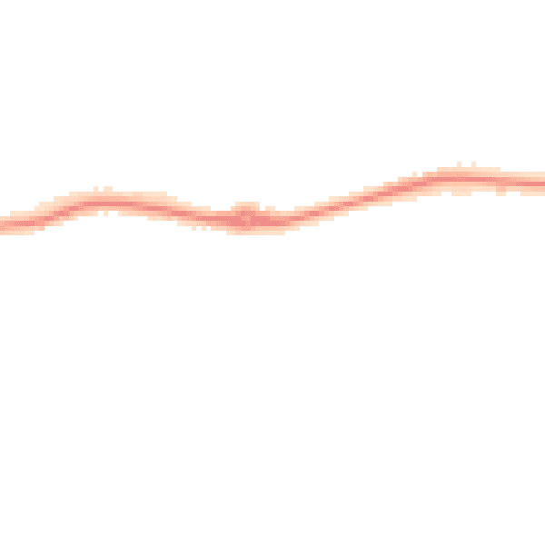 Night-time road noise heatmap for PE7 2GN