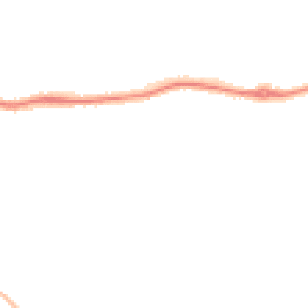 Night-time road noise heatmap for PE7 2RG