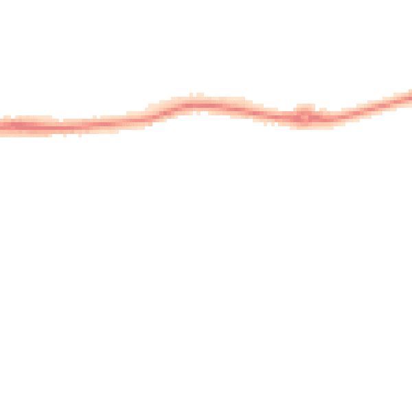Night-time road noise heatmap for PE7 2RJ