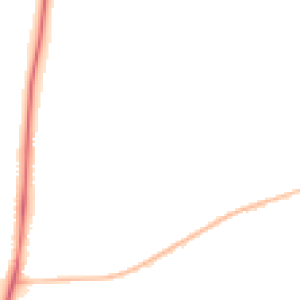 Night-time road noise heatmap for PE7 3AH
