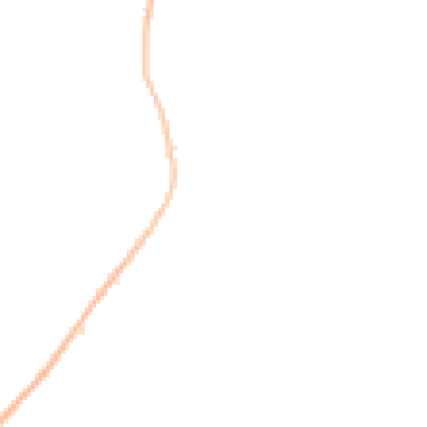 Night-time road noise heatmap for PE7 3AN