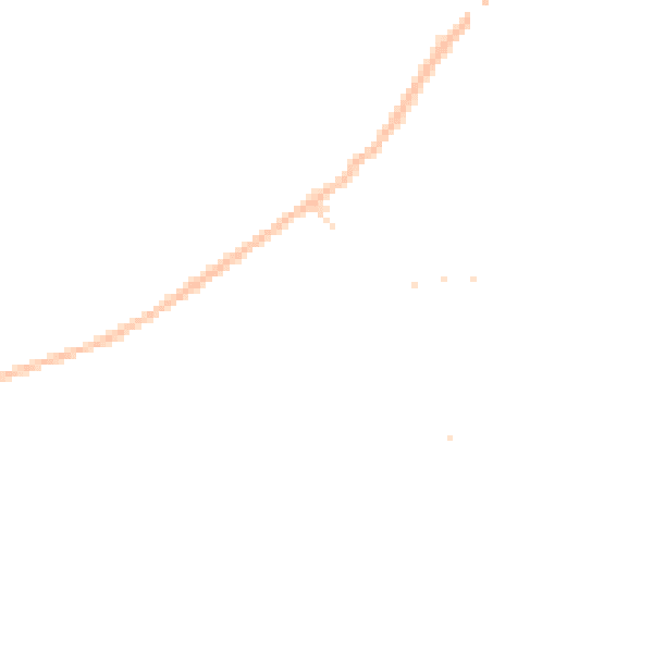 Night-time road noise heatmap for PE7 3EU