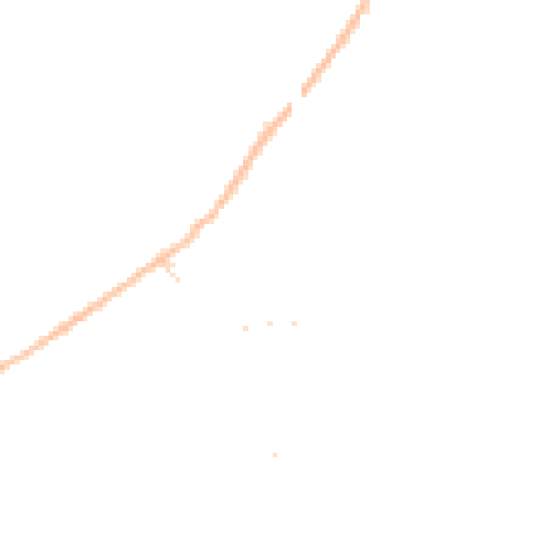 Night-time road noise heatmap for PE7 3FD