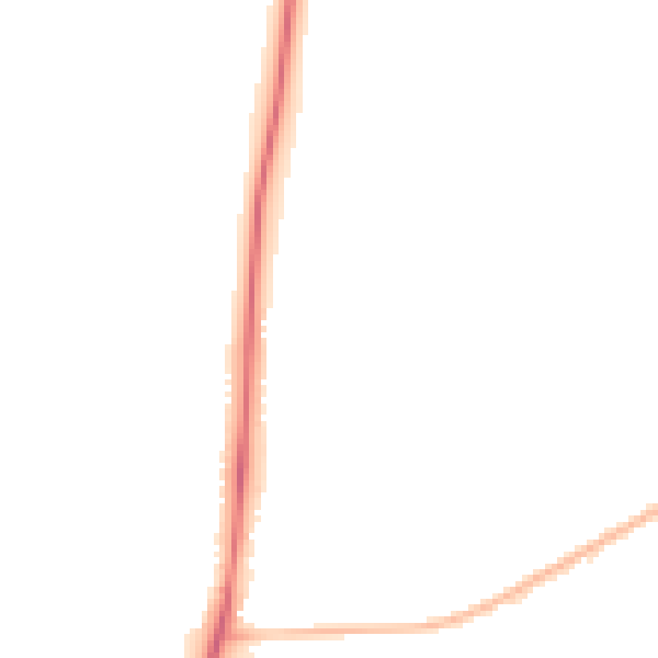 Night-time road noise heatmap for PE7 3GB