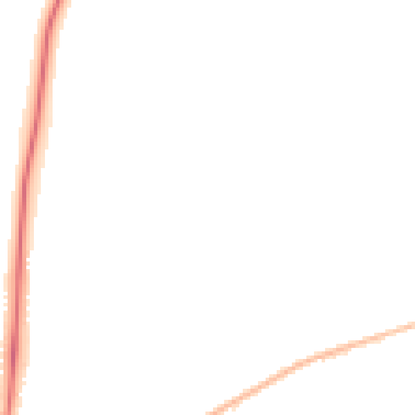 Night-time road noise heatmap for PE7 3GG