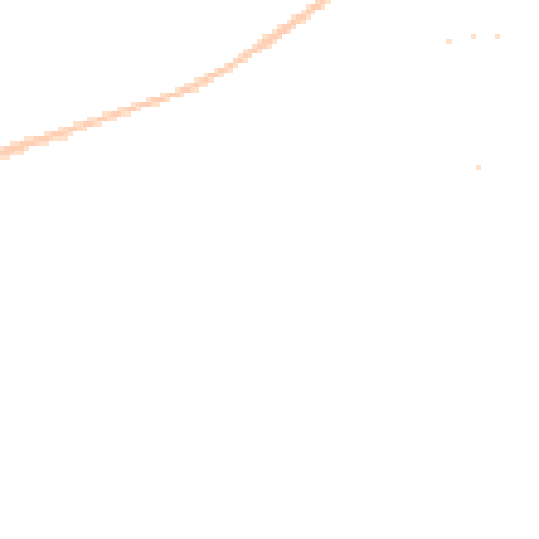 Night-time road noise heatmap for PE7 3JU