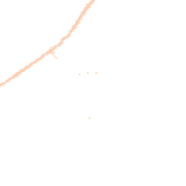 Night-time road noise heatmap for PE7 3JY