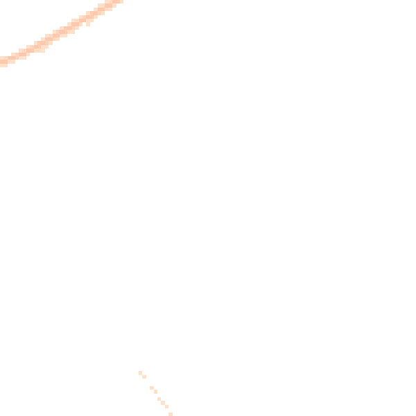Night-time road noise heatmap for PE7 3LA
