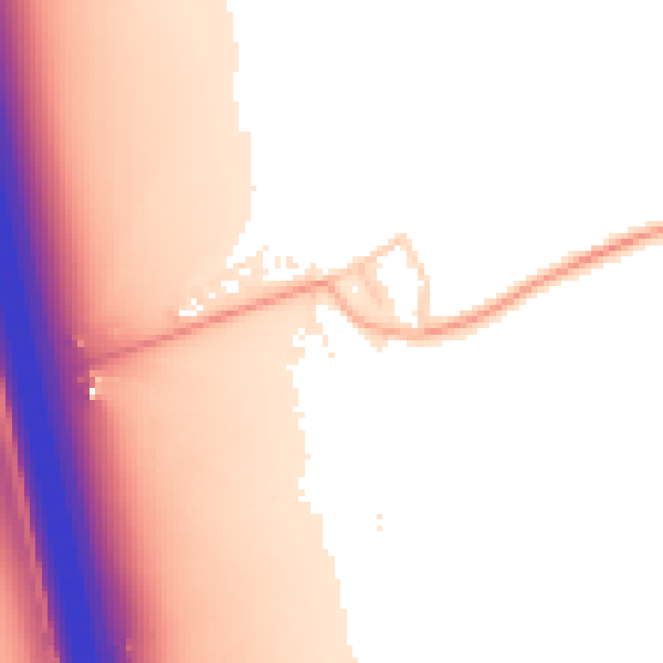 Daytime road noise heatmap for PE7 3QH