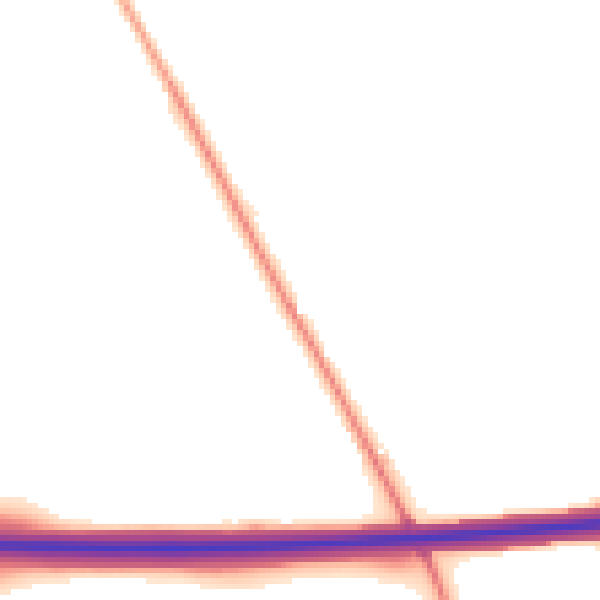 Daytime road noise heatmap for PE7 3TT